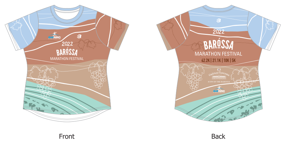 2022 Barossa Marathon T Shirt T