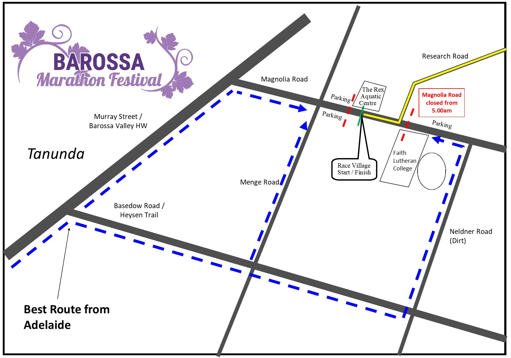 Rex Parking Traffic Diversion